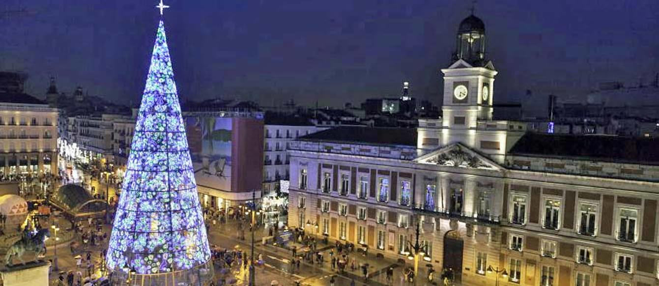 Puerta del Sol en Navidad