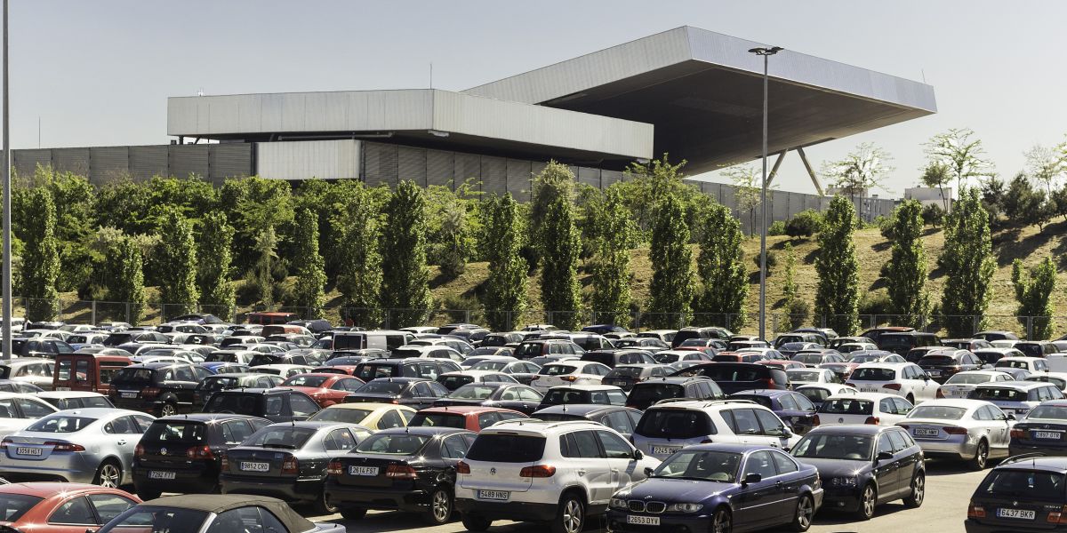 Aparcamiento de Caja Mágica