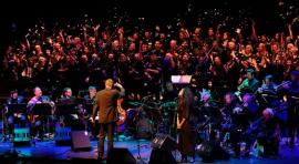 Matthew Herbert Brexit, Big_Band_Barbican. Foto de Mark Allan. 