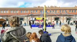 Juegos internacionales en La Navideña