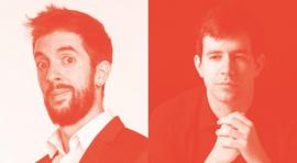 El cómico David Broncano y el pianista Mario Mora 