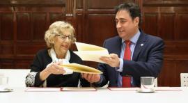 La alcaldesa de Madrid y el presidente del Grupo de Ciudades Patrimonio de la Humanidad de España suscriben un protocolo de colaboración iniciado en 2005