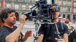 Grabación en la Plaza Mayor 