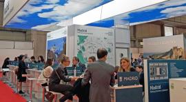 Estand de Madrid en la feria IBTM World de Barcelona