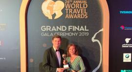 David Noack, director de Madrid Convention Bureau, y Almudena Maíllo, concejala delegada de Turismo del Ayuntamiento de Madrid, recogieron el galardón. 