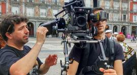 Grabación en la Plaza Mayor
