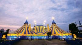 La carpa del Cirque du Soleil en el  Escenario Puerta del Ángel ©Cirque du Soleil