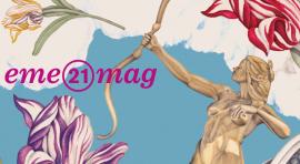 En la portada de marzo, Carmen García Huerta reinterpreta a Diana Cazadora, la diosa que se eleva en el número 31 de la Gran Vía