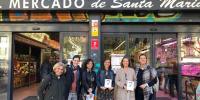Visita al mercado municipal de Santa María de la Cabeza