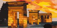 La portada de enero de 2021 de eme21magazine, ilustrada por Laura Floris, arranca mirando al horizonte de un atardecer de Madrid en el Templo de Debod y con la esperanza de al menos dejar atrás un año que nos ha convulsionado. 