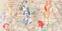 Mapa cultural ilustrado 'Malasaña y otras mujeres'
