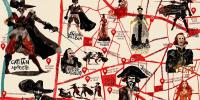 Mapa cultural ilustrado 'El Madrid de Alatriste'