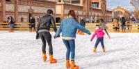 Pista de hielo de Matadero Madrid durante las anteriores Navidades