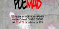 Mañana comienza la VI edición de PoeMaD en el centro cultural Conde Duque