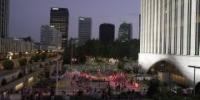 El slackline toma Tetuán con un sinfín de saltos y cabriolas