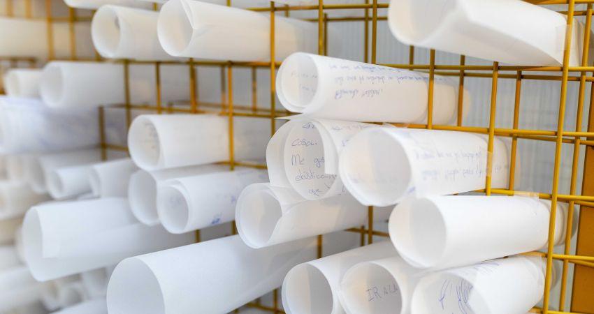 Cartas depositadas en CentroCentro. 