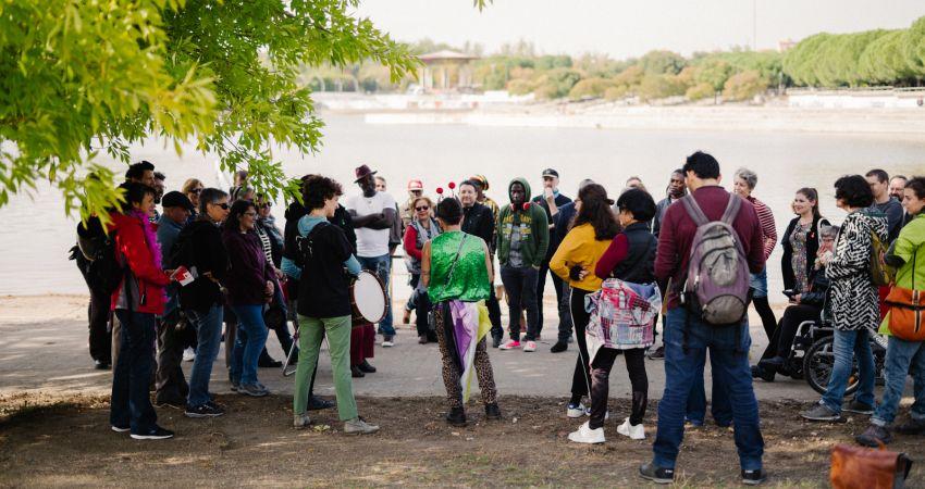 La gran Fiesta Rara final del proyecto de Imagina Madrid titulado Fiestas Raras. 