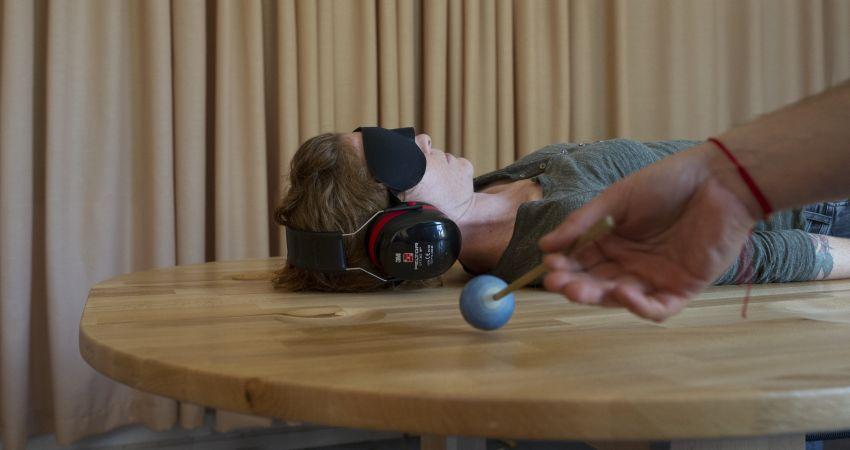 Infinite Ear TarekAtoui Thierry Madiot Sound Massage. Courtesy Bergen Assembly