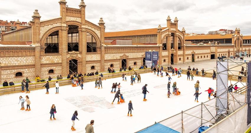 Pista de Hielo en Matadero Madrid