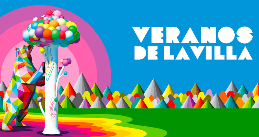 Cartel Veranos de la Villa 2020 (c) Okuda San Miguel