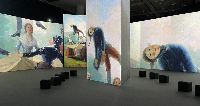 Exposición inmersiva #INGOYA en Teatro Fernán Gómez. Centro Cultural de la Villa