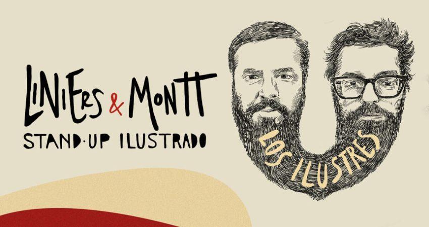 conferencia performativa ilustrada a cargo de Liniers y Montt, dos de los más destacados ilustradores de Latinoamérica 