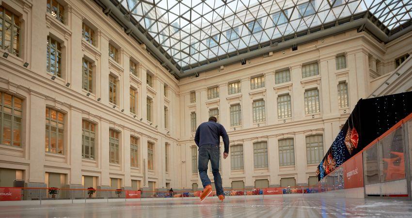Pista de hielo del Palacio de Cibeles 