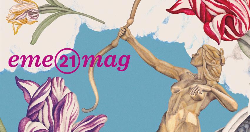 En la portada de marzo, Carmen García Huerta reinterpreta a Diana Cazadora, la diosa que se eleva en el número 31 de la Gran Vía