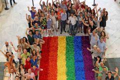 La bandera del Orgullo está lista