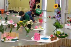 Jardines efímeros en la Sala de Bóvedas de la Casa de la Panadería