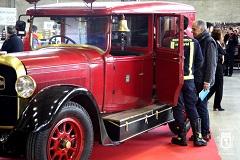Coches antiguos de bomberos en la Casa de Campo