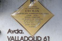 Madrid recuerda la figura de Cecilia con una placa conmemorativa
