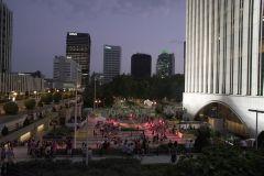 El slackline toma Tetuán con un sinfín de saltos y cabriolas